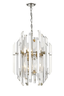 Bova Nine Light Chandelier in Polished Nickel (224|4006-8PN)