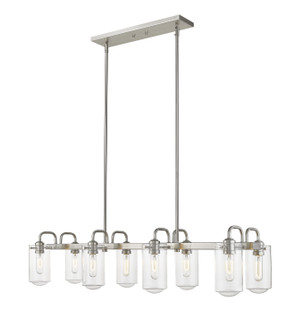 Delaney Eight Light Linear Chandelier in Brushed Nickel (224|471-8L-BN)