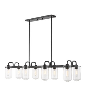 Delaney Eight Light Linear Chandelier in Matte Black (224|471-8L-MB)