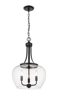 Joliet Three Light Pendant in Matte Black (224|473P16-MB)