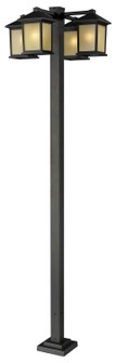 Holbrook Four Light Outdoor Post Mount in Oil Rubbed Bronze (224|507-4-536P-ORB)