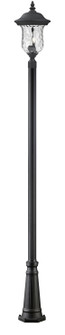 Armstrong Three Light Outdoor Post Mounted Fixture in Black (224|533PHB-519P-BK)
