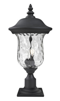 Armstrong Three Light Outdoor Pier Mount in Black (224|533PHB-533PM-BK)