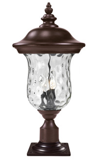 Armstrong Three Light Outdoor Pier Mounted Fixture in Bronze (224|533PHB-533PM-RBRZ)