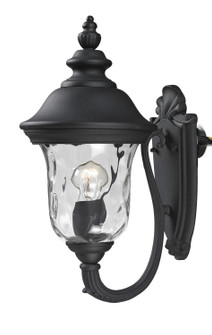 Armstrong One Light Outdoor Wall Sconce in Black (224|533S-BK)
