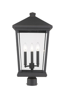 Beacon Three Light Outdoor Post Mount in Oil Rubbed Bronze (224|568PHXLR-ORB)