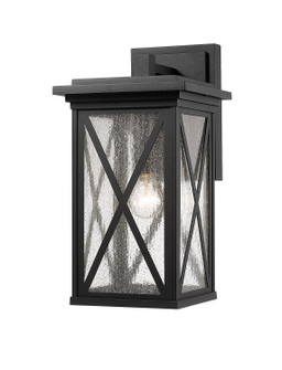 Brookside One Light Outdoor Wall Mount in Black (224|583B-BK)