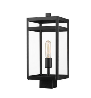 Nuri One Light Outdoor Post Mount Fixture in Black (224|596PHMS-BK)