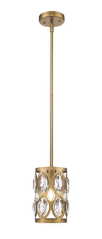 Dealey One Light Pendant in Heirloom Brass (224|6010MP-HB)
