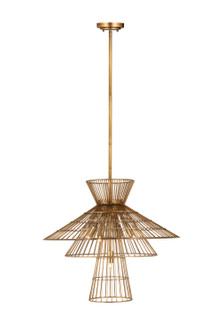 Alito Six Light Chandelier in Rubbed Brass (224|6015-6RB)