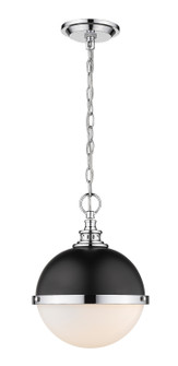 Peyton Two Light Pendant in Matte Black + Chrome (224|619MP-MB-CH)