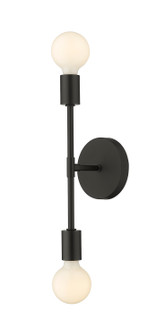 Modernist Two Light Wall Sconce in Matte Black (224|731-2S-MB)