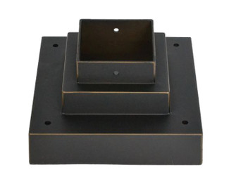 Pier Mounts Light Outdoor Posts - Hardware in Oil Rubbed Bronze (224|SQPM-ORB)