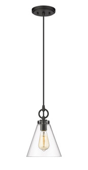 Harper One Light Pendant in Matte Black (224|3034P8-MB)