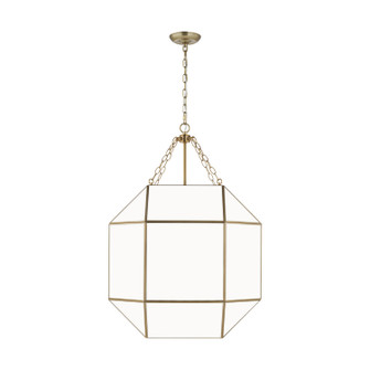 Morrison Four Light Lantern in Satin Brass (454|5279454EN-848)