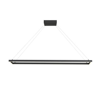 Piazza LED Pendant in Black (347|PD88548-BK)