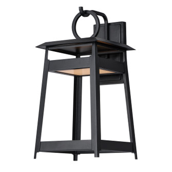 Pagoda LED Outdoor Wall Sconce in Black (16|30746BK)