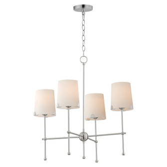 Huntington Four Light Chandelier in Satin Nickel (16|32364WTSN)