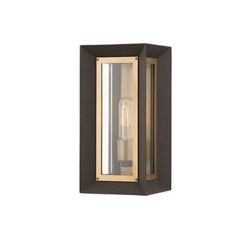 Lowry One Light Outdoor Wall Sconce in Textured Bronze/Patina Brass (67|B4051-TBZ/PBR) Lowry One Light Outdoor Wall Sconce in Textured Bronze/Patina Brass (67|B4051-TBZ/PBR)