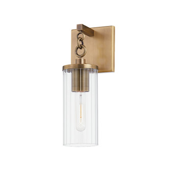 Yucca One Light Outdoor Wall Sconce in Patina Brass (67|B6121-PBR)