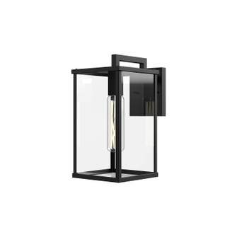 Brentwood One Light Exterior Wall Mount in Clear Glass/Textured Black (452|EW652505BKCL)