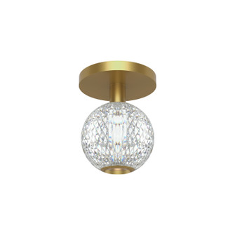 Marni LED Flush Mount in Natural Brass (452|FM321201NB)