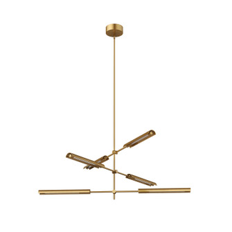 Astrid LED Pendant in Metal Shade/Vintage Brass (452|MP316406VBMS)