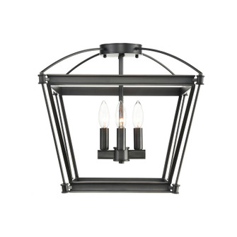 Manor Four Light Semi-Flush Mount in Urban Bronze (452|SF312204UB)