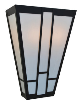 Asheville Two Light Wall Sconce in Satin Black (37|AS-16F-BK)