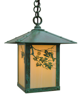 Evergreen One Light Pendant in Mission Brown (37|EH-9HFGW-MB)