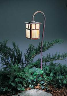 Mission One Light Landscape in Antique Brass (37|LV27-M6TWO-AB)