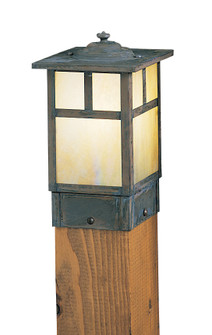 Mission One Light Post Cap in Antique Brass (37|MPC-5EF-AB)