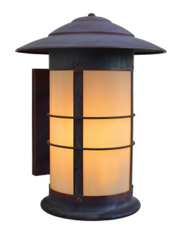 Newport One Light Wall Mount in Rustic Brown (37|NS-14LAM-RB)