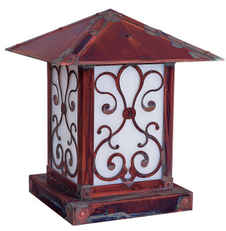 Timber Ridge One Light Column Mount in Antique Brass (37|TRC-16ASWO-AB)