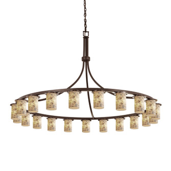 Alabaster Rocks 21 Light Chandelier in Matte Black (102|ALR-8736-10-MBLK)