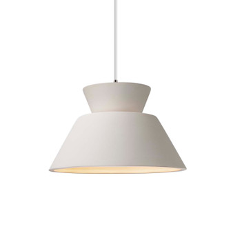 Radiance One Light Pendant in Bisque (102|CER-6420-BIS-NCKL-WTCD)
