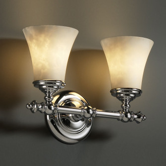 Clouds Two Light Bath Bar in Brushed Nickel (102|CLD-8522-20-NCKL)