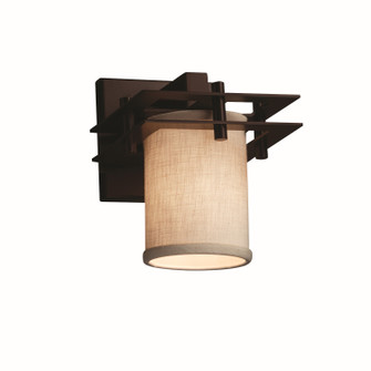 Textile One Light Wall Sconce in Brushed Nickel (102|FAB-8171-10-CREM-NCKL)