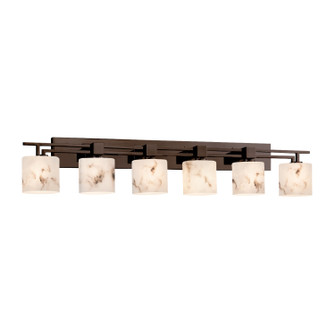 LumenAria Six Light Bath Bar in Dark Bronze (102|FAL-8706-30-DBRZ)