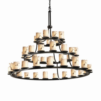 LumenAria LED Chandelier in Dark Bronze (102|FAL-8714-12-DBRZ-LED45-31500)