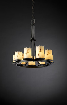 LumenAria LED Chandelier in Matte Black (102|FAL-8766-12-MBLK-LED9-6300)