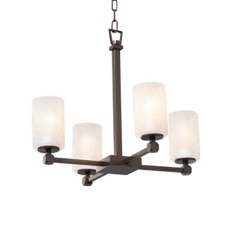 Fusion LED Chandelier in Matte Black (102|FSN-8420-10-FRCR-MBLK-LED4-2800)