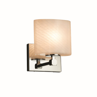 Fusion One Light Wall Sconce in Brushed Nickel (102|FSN-8427-30-WEVE-NCKL)