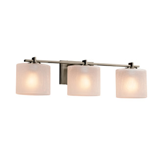 Fusion Three Light Bath Bar in Brushed Nickel (102|FSN-8443-30-FRCR-NCKL)