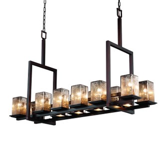 Fusion LED Chandelier in Dark Bronze (102|FSN-8619-15-MROR-DBRZ-LED12-8400)