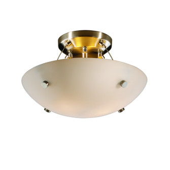 Fusion LED Semi-Flush Mount in Dark Bronze (102|FSN-9650-35-OPAL-DBRZ-F1-LED2-2000)
