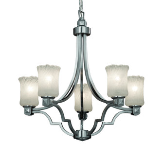 Veneto Luce LED Chandelier in Matte Black (102|GLA-8500-16-WHTW-MBLK-LED5-3500)