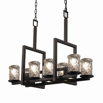 Veneto Luce 11 Light Chandelier in Dark Bronze (102|GLA-8718-16-CLRT-DBRZ)