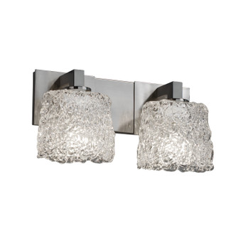 Veneto Luce Two Light Bath Bar in Polished Chrome (102|GLA-8922-30-LACE-CROM)