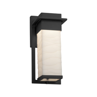 Porcelina LED Outdoor Wall Sconce in Brushed Nickel (102|PNA-7541W-WAVE-NCKL)